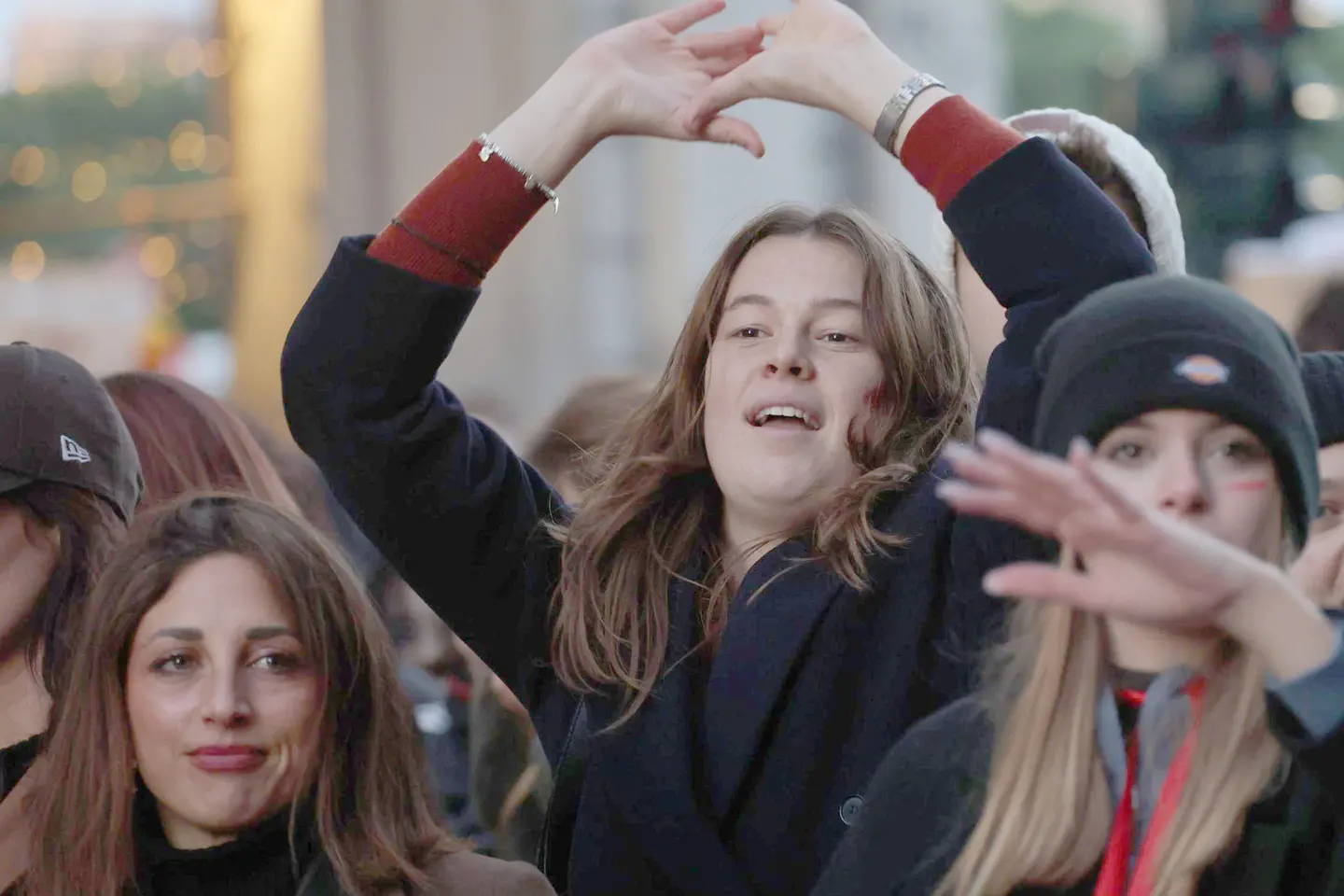 Manifestazione non una di meno Roma 22 novembre 2025. ANSA/MASSIMO PERCOSSI