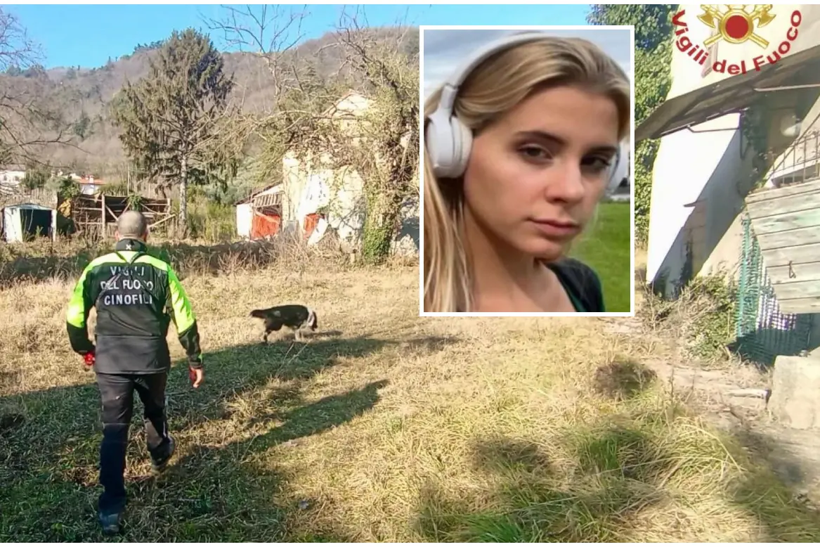 Le ricerche, nel riquadro Annabella Martinelli (Ansa)