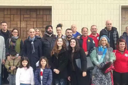 Le associazioni di Miracolo di Natale (foto L'Unione Sarda - Pala)