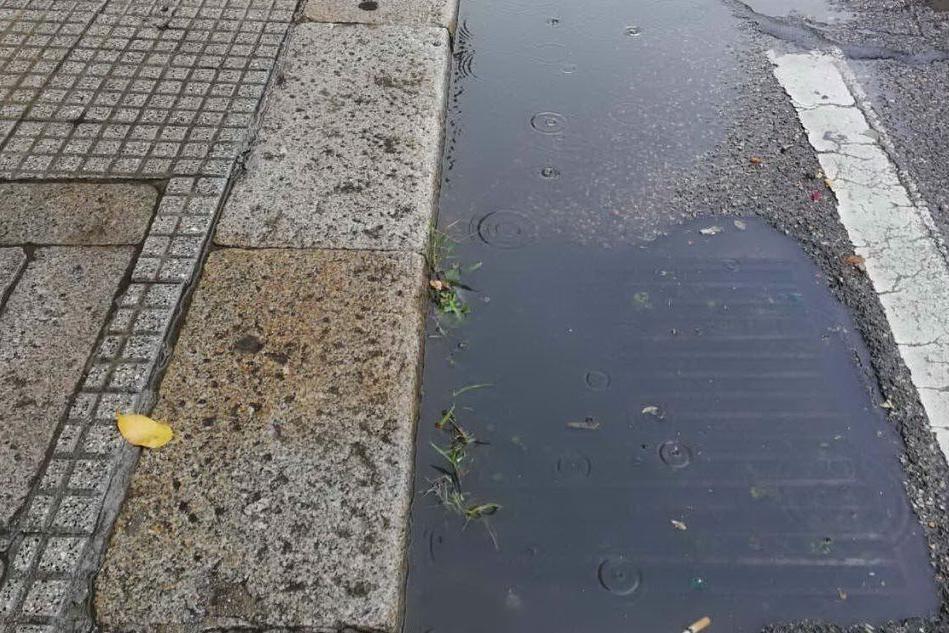 Disagi in via Porcu a Quartu Sant'Elena per la pioggia