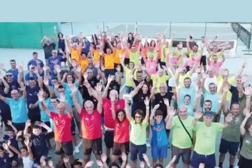 I partecipanti alla Coppa del Sorriso a Porto Torres (foto concessa)