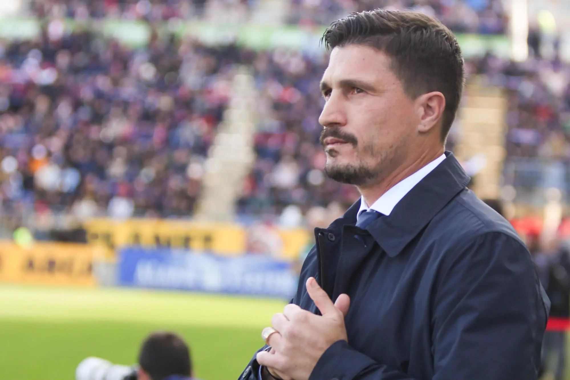 Fabio Pisacane in Cagliari-Roma (foto Ansa)