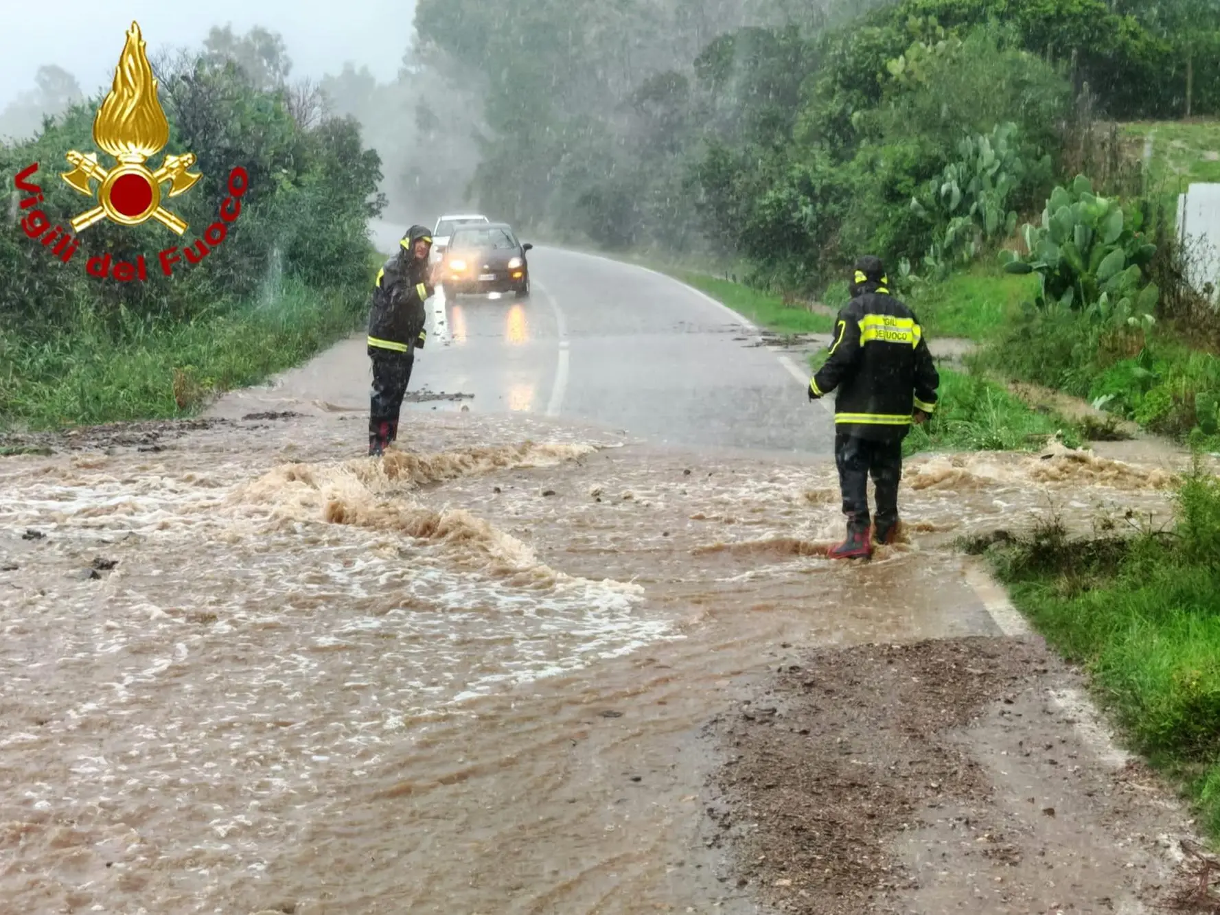 Violenti temporali in Sardegna: allagamenti ed evacuazioni nel Nuorese