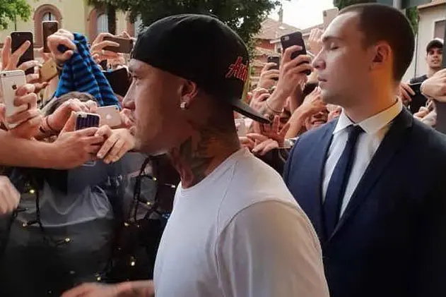 L'arrivo di Radja Nainggolan a Milano
