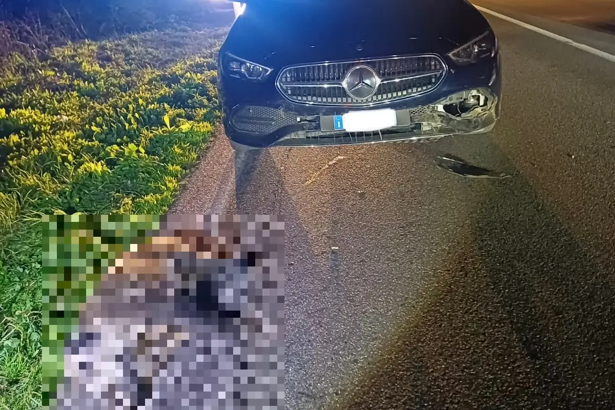 L'incidente a Nuoro (foto Ledda)