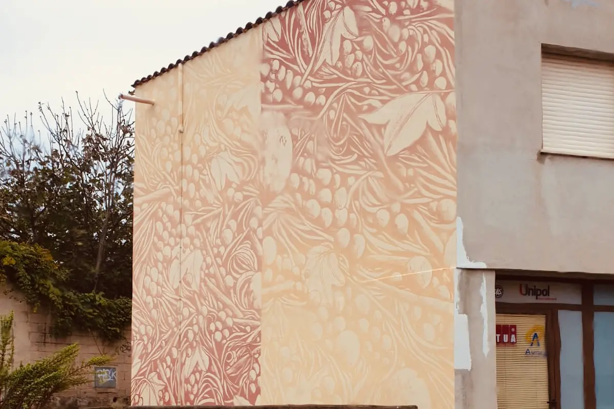 Il murale (foto Sara Pinna)