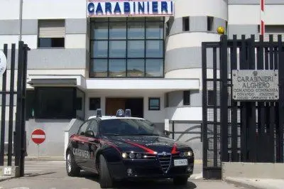 La caserma dei carabinieri di Alghero