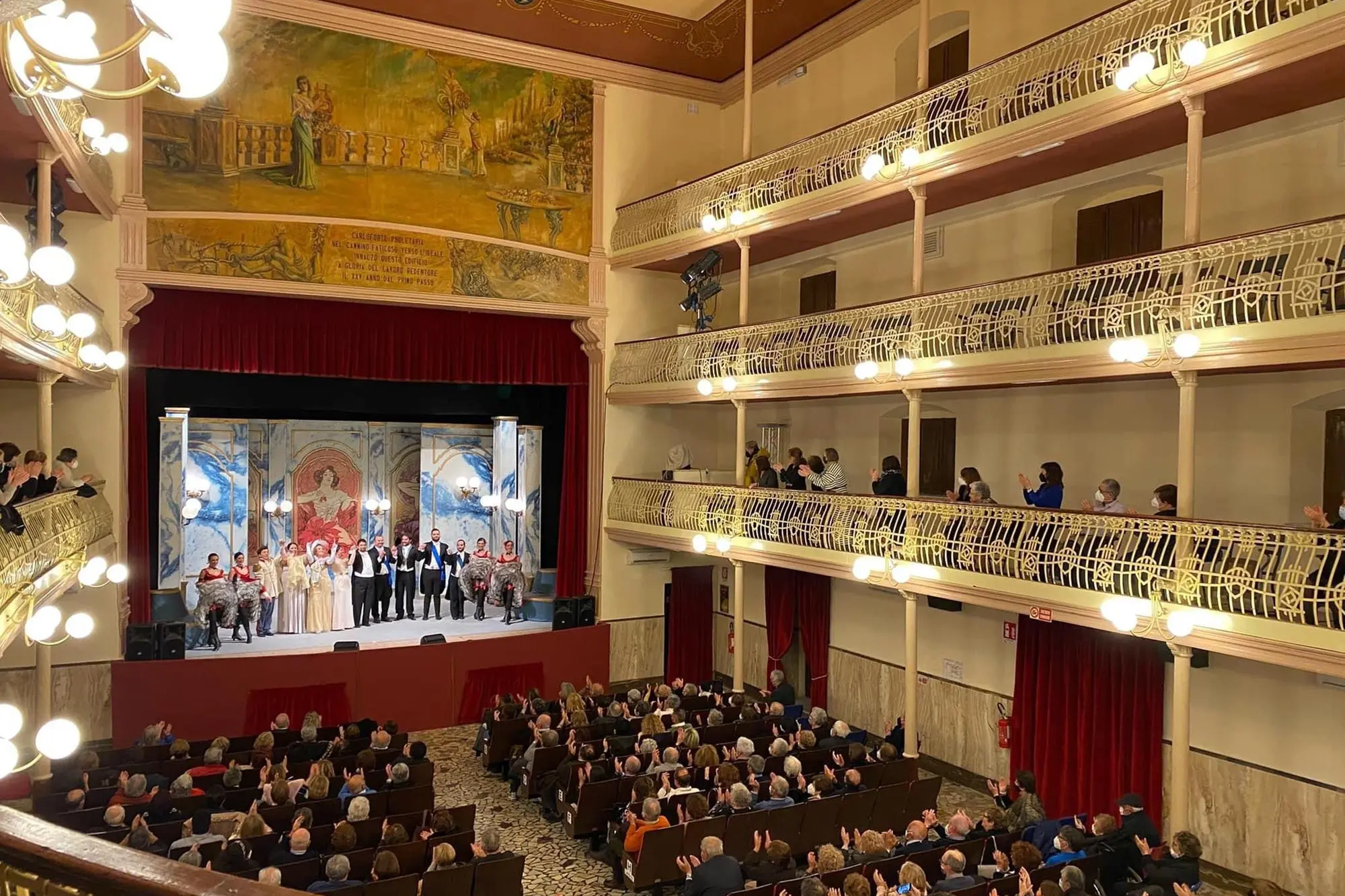 Il teatro Cavallera a Carloforte (foto Pani)