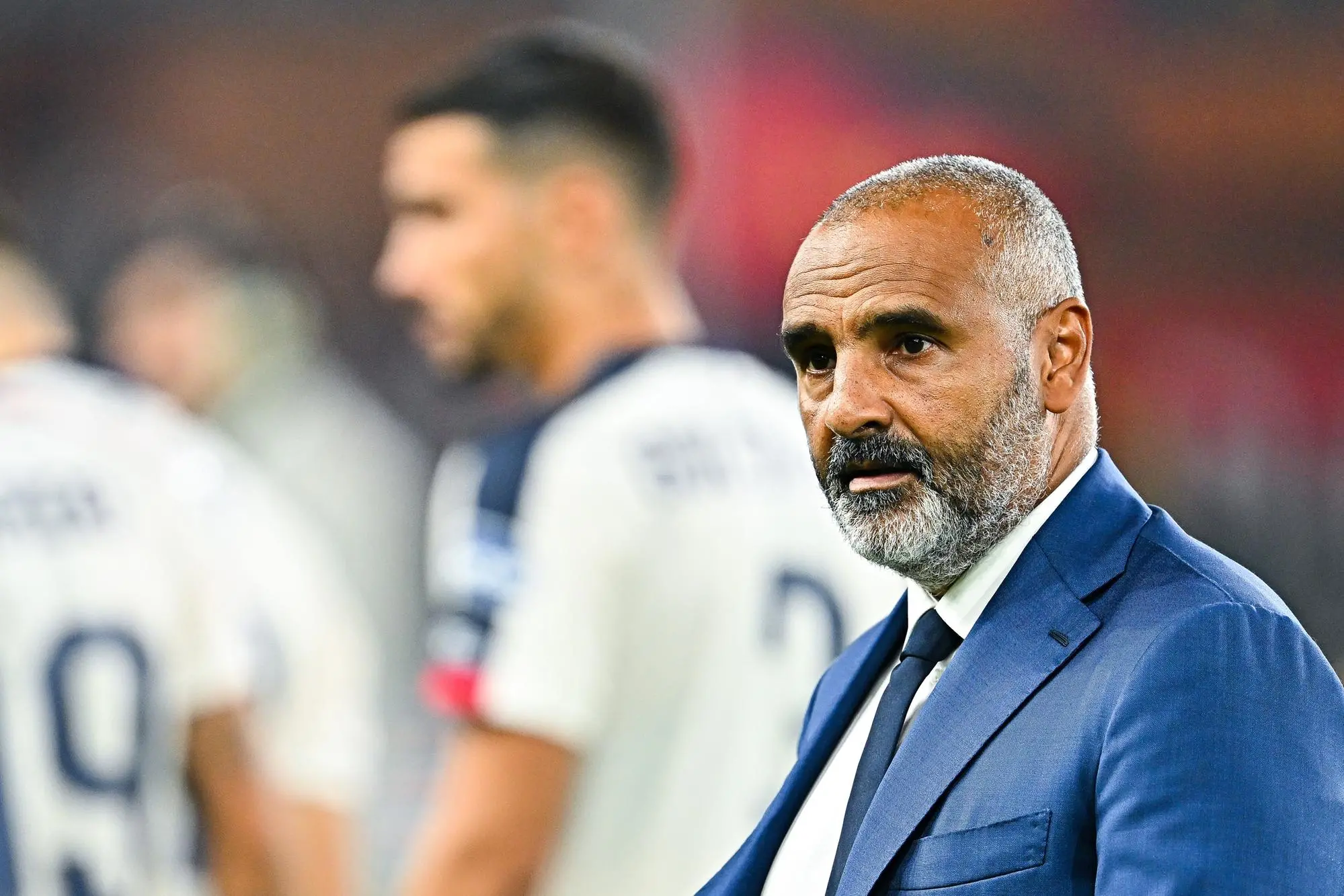 Fabio Liverani a  Marassi (Ansa)