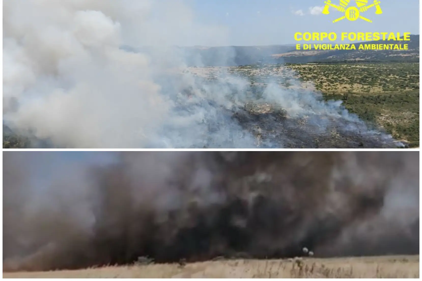 Incendi a Nurri e Ozieri