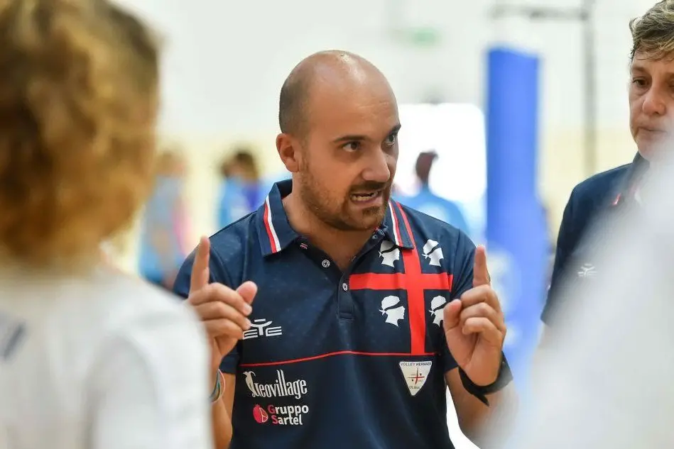 Il nuovo coach della Gemini Arzachena, ex Hermaea Olbia, Michelangelo Anile (Foto I.Giagnoni)