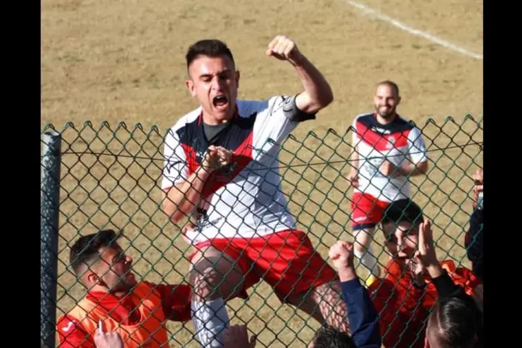 Tore Boi attaccante del Seulo (foto Andrea Serreli)