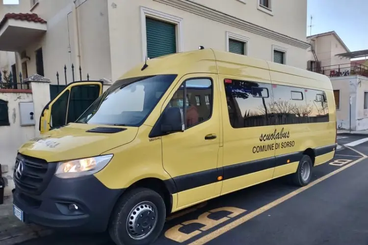 Scuolabus di Sorso (foto concessa)