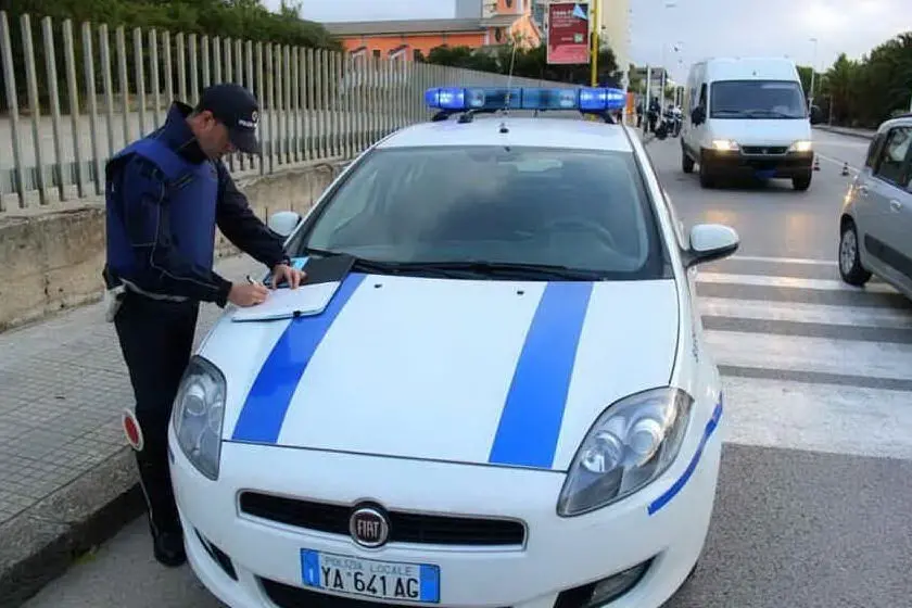 Polizia locale a Sassari