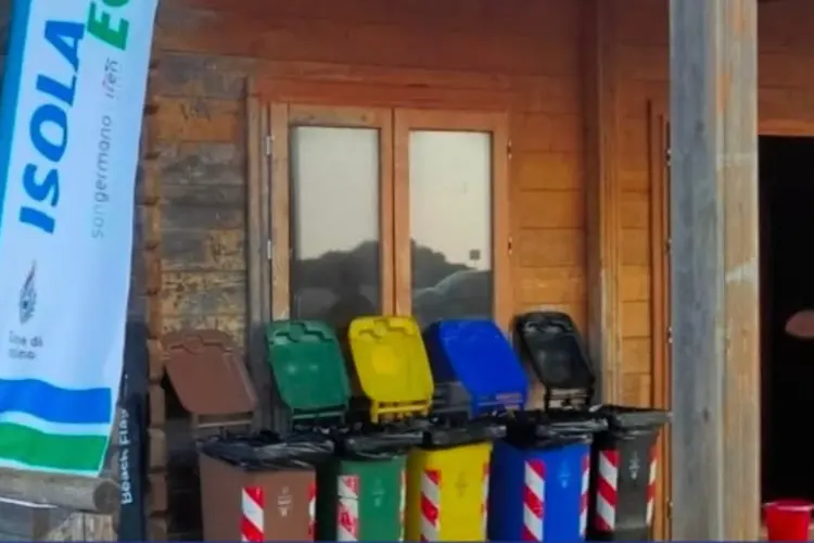 L'isola ecologica alle Saline - Stintino (foto concessa)