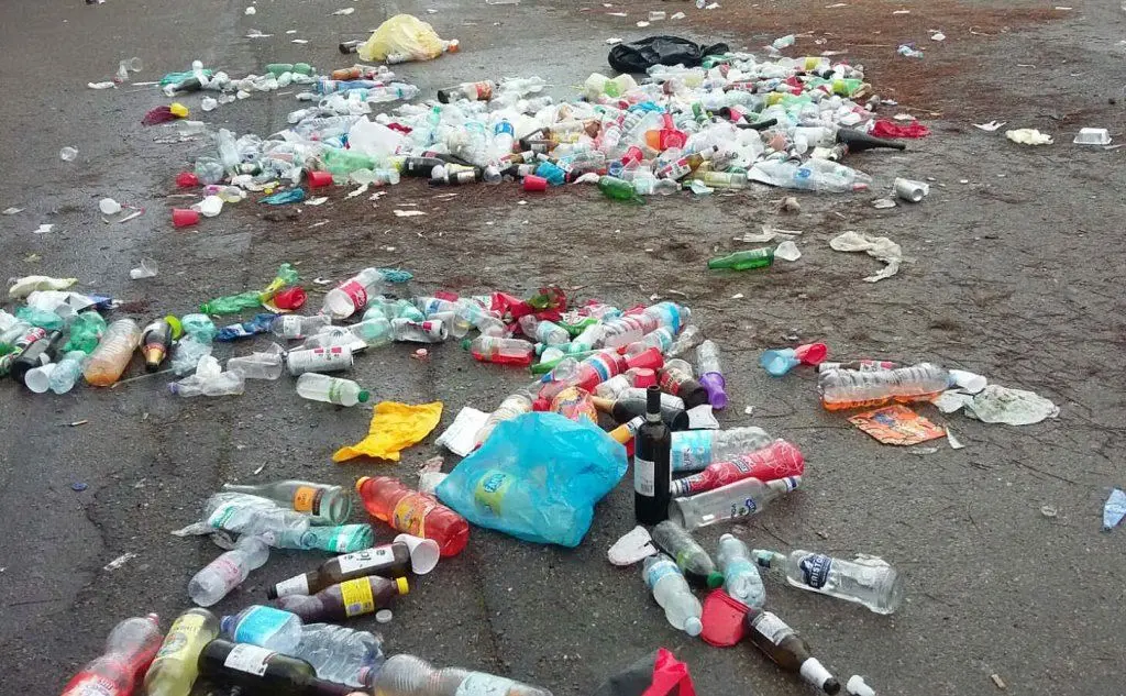I rifiuti (foto Francesco Ronzitti)