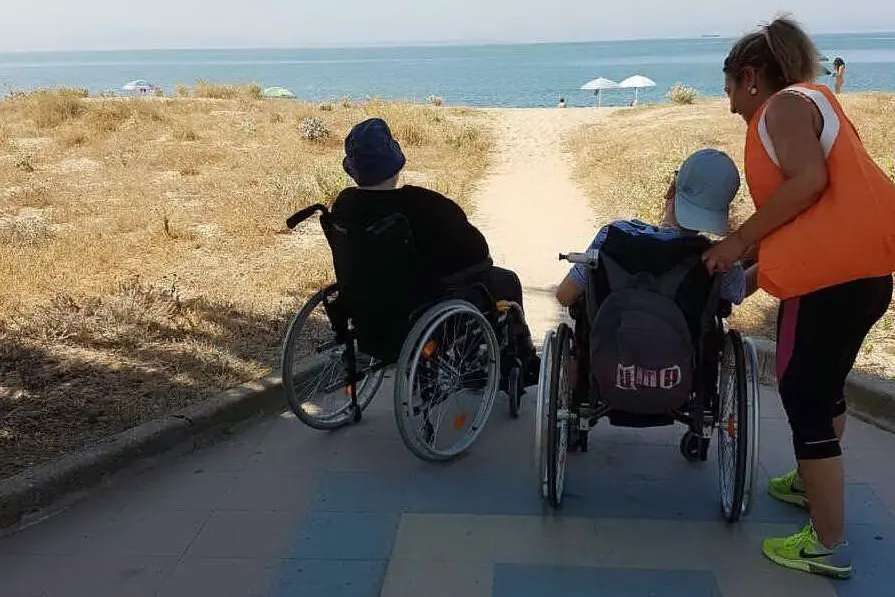 Disabili in spiaggia