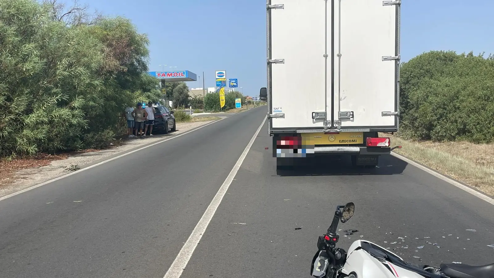 incidente san giovanni suergiu oggi
