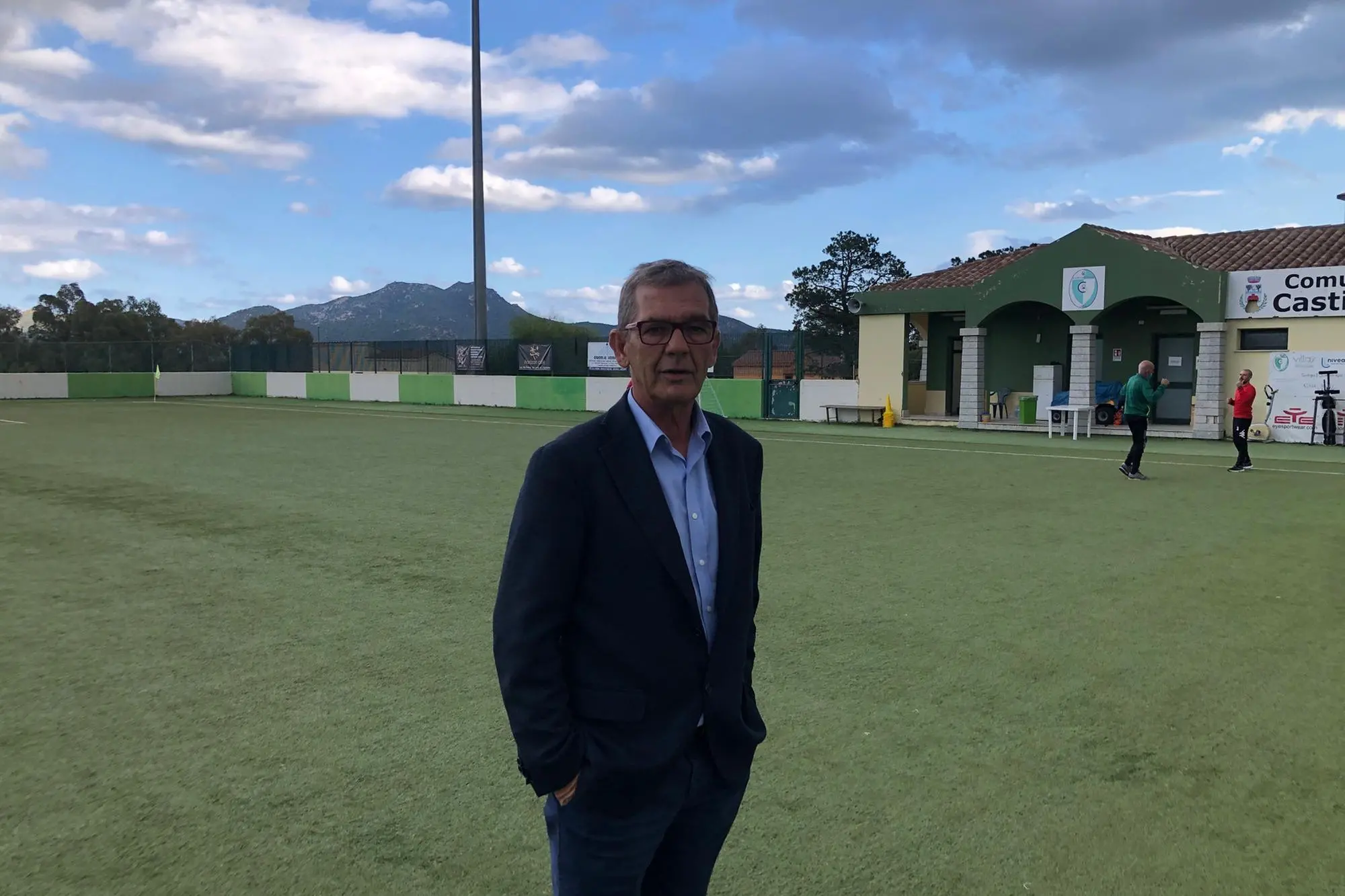 Virgilio Perra, allenatore Arborea (foto Andrea Serreli)