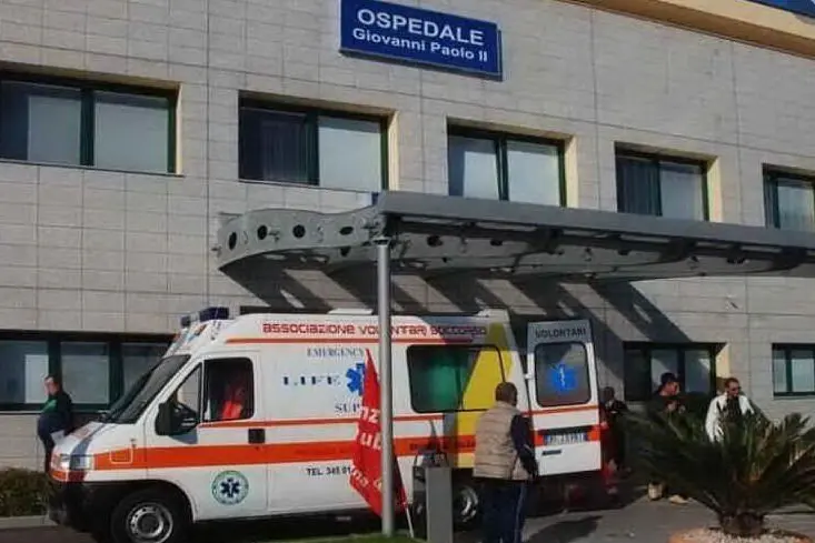 Ospedale Giovanni Paolo II di Olbia (archivio L'Unione Sarda)