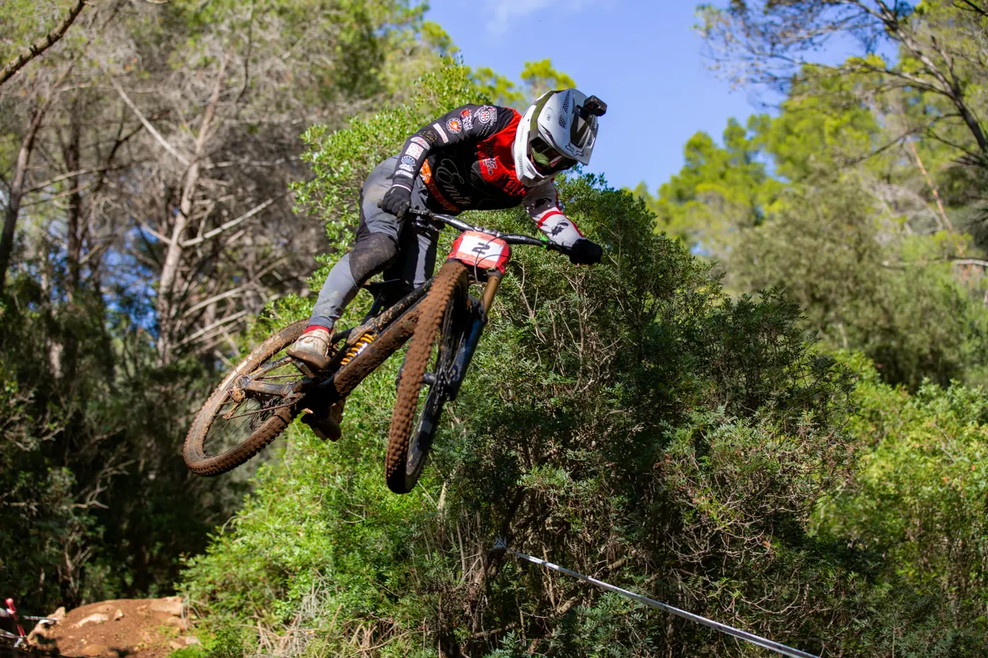 Il campione regionale di Downhill Gianluca Cara