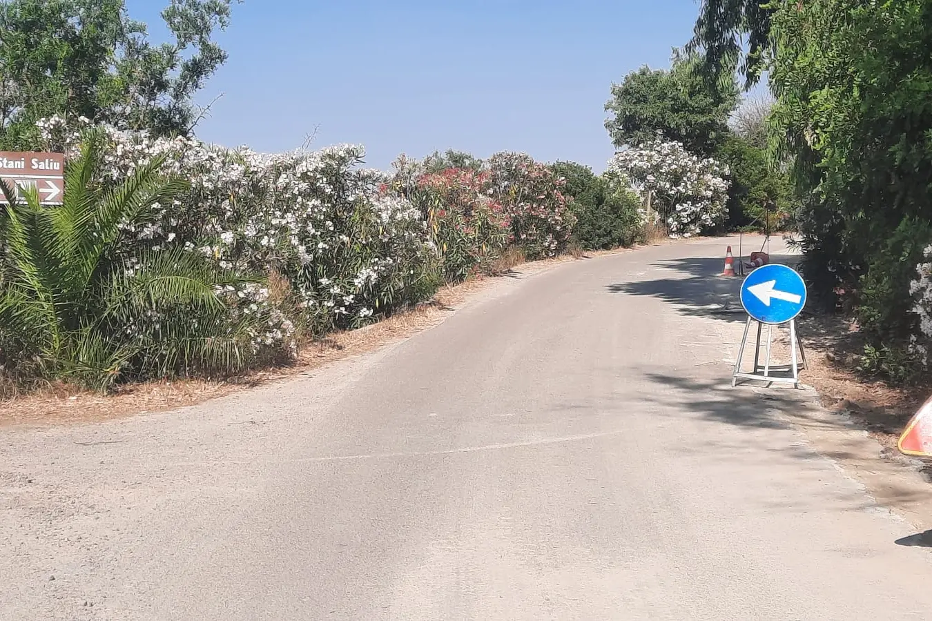 I lavori nel territorio di Serdiana (foto Zizi)