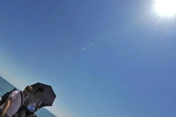 Sole e caldo sulla Sardegna (Immagine simbolo, foto Ansa)