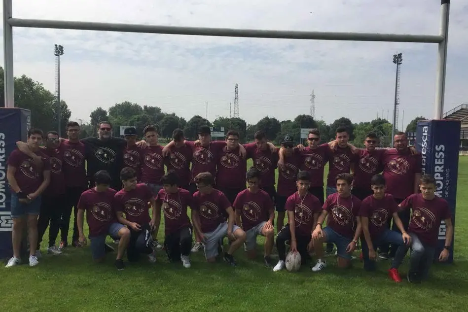 L'Under 16 del 7 Fradis Rugby Sinnai