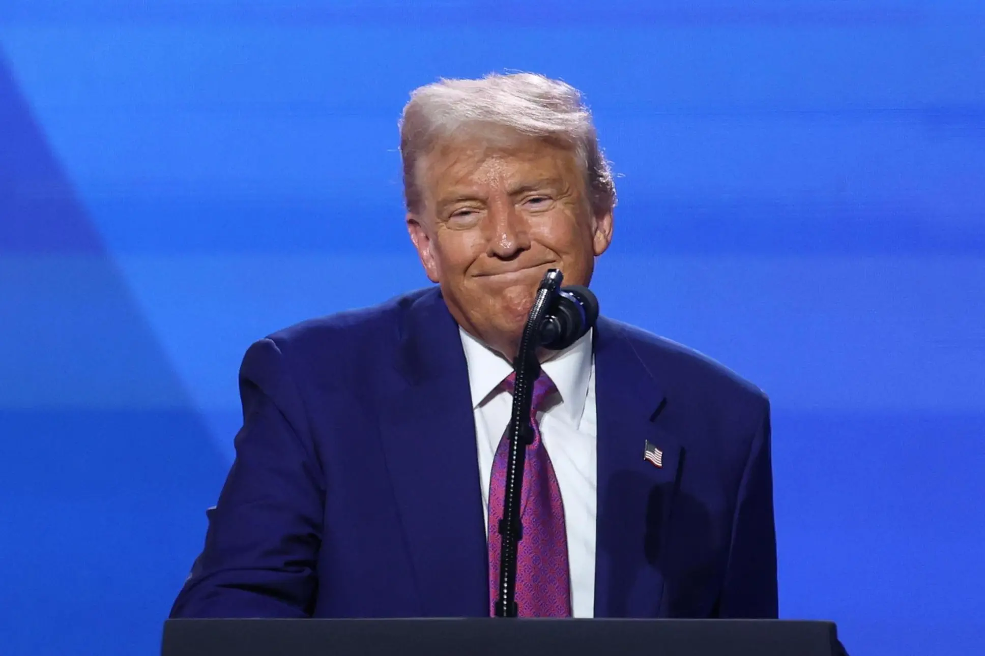 Donald Trump, presidente degli Stati Uniti (foto Ansa)