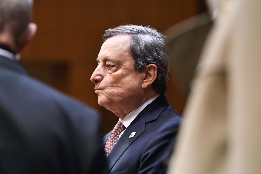 Mario Draghi (Afp via Ansa)