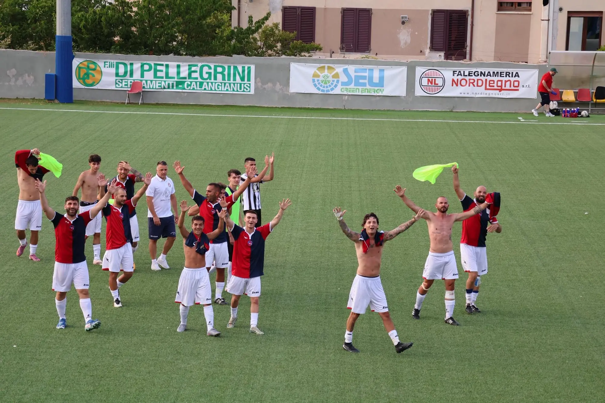 Festeggiamenti Atletico Maddalena (foto Atletico Maddalena)