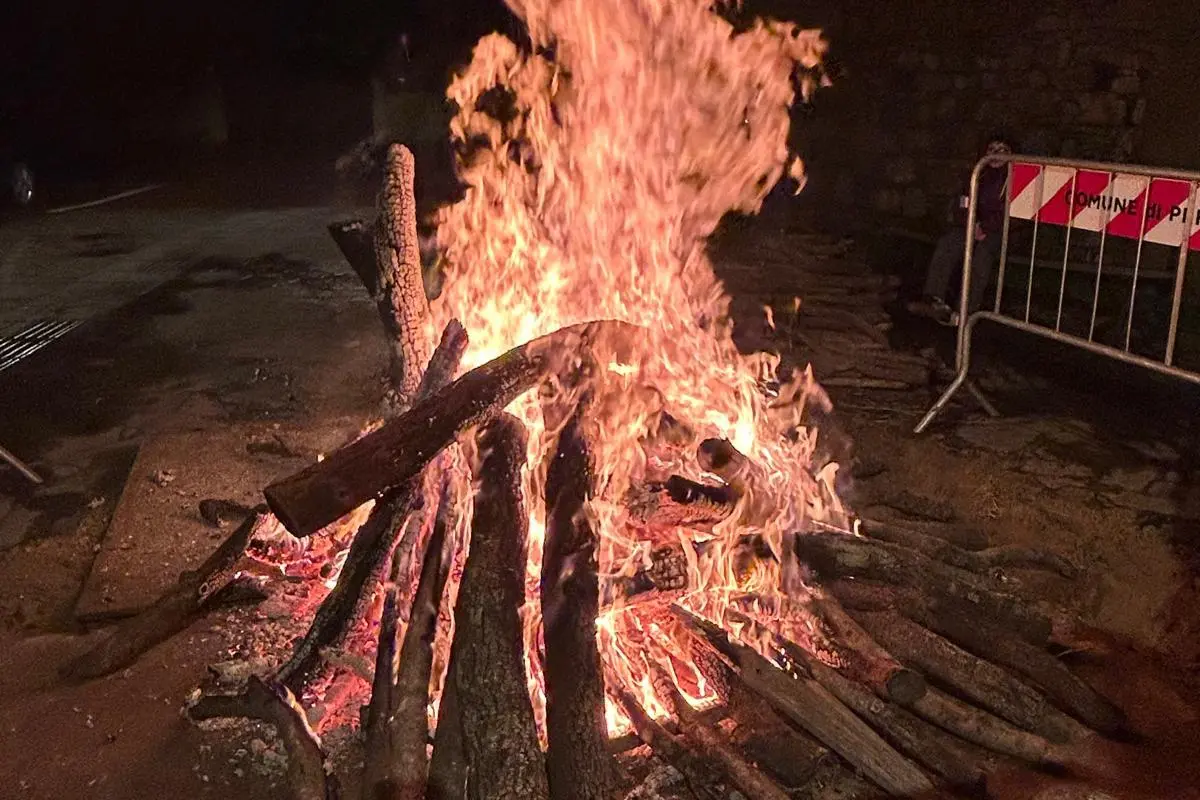 Il falò della passata edizione