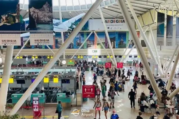 L'aeroporto di Olbia (Archivio L'Unione Sarda)
