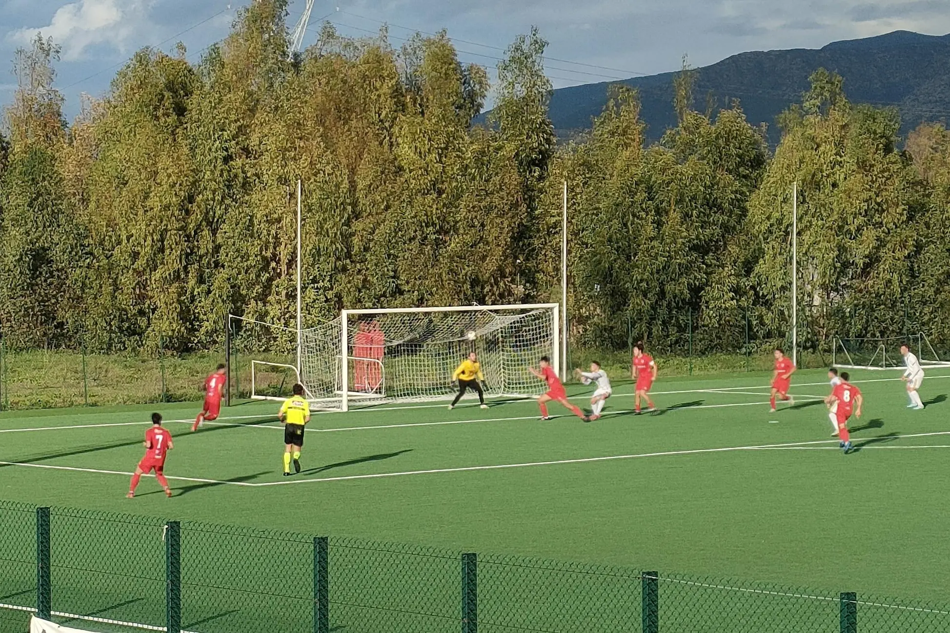 L'immagine di una partita del Terralba F. Bellu (foto di Giacomo Pala)