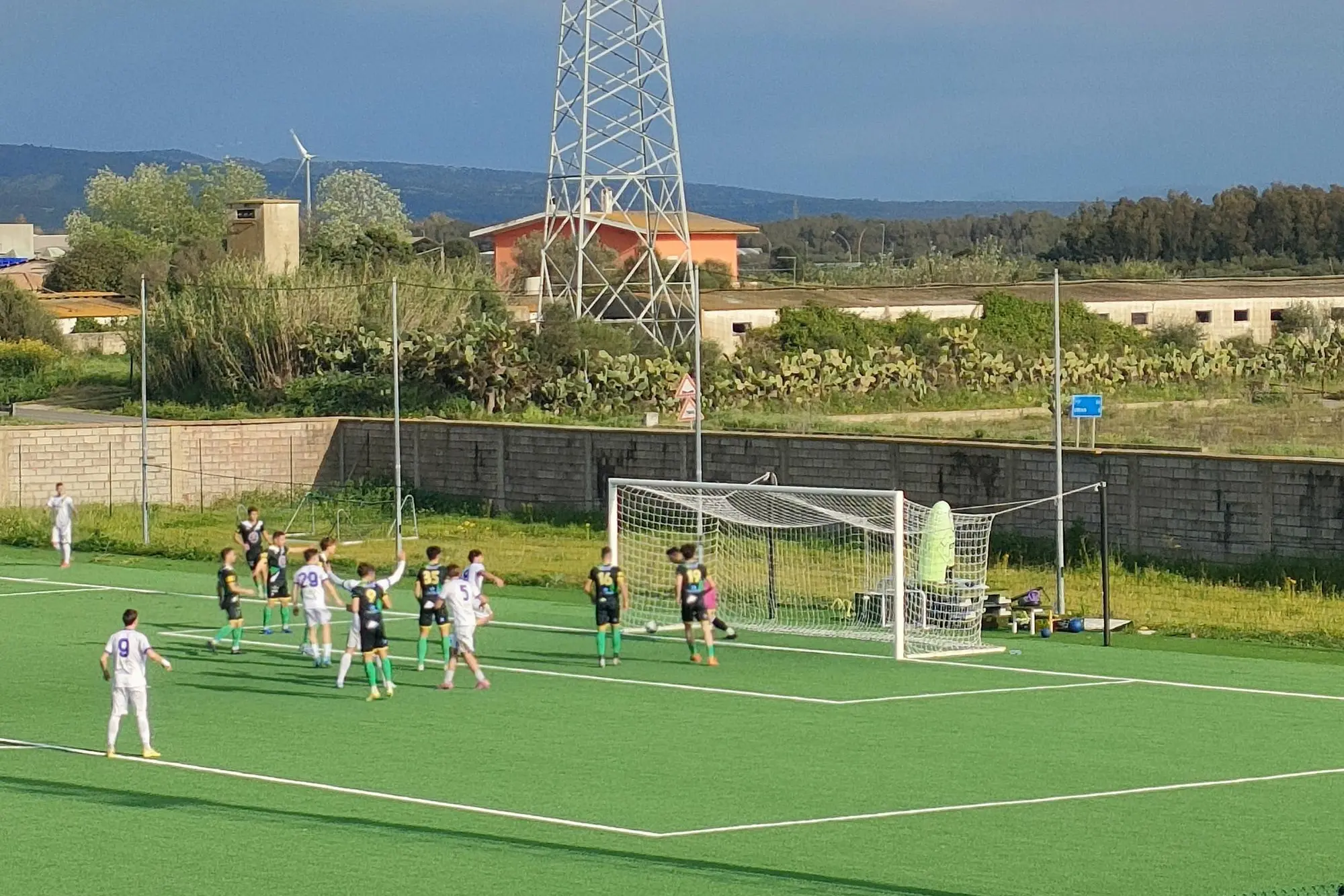 L'immagine di una partita del Terralba F. Bellu (foto di Giacomo Pala)