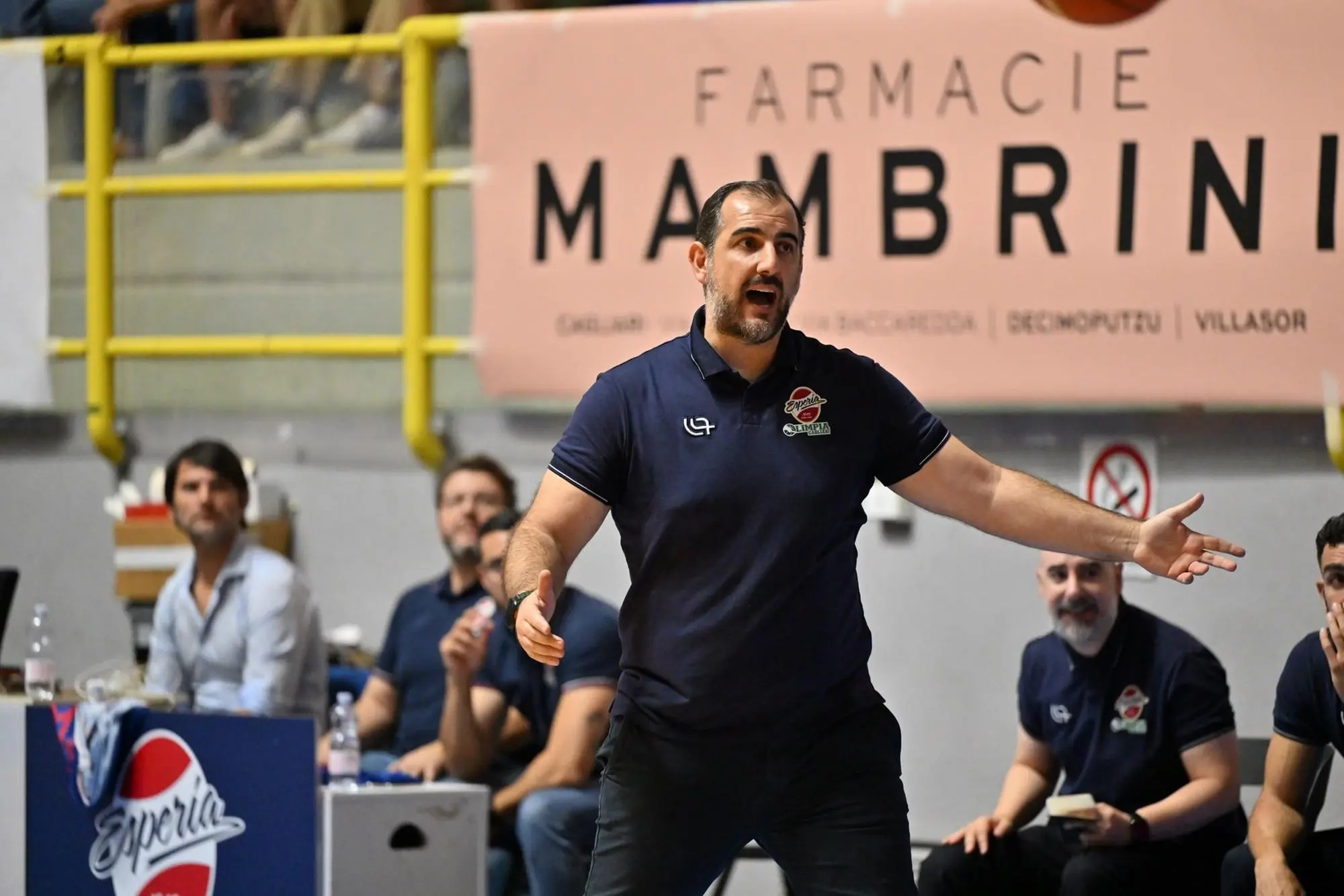 Federico Manca, allenatore dell'Esperia