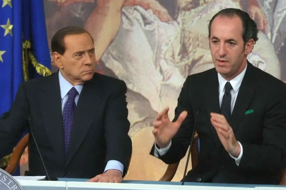 Silvio Berlusconi e Luca Zaia