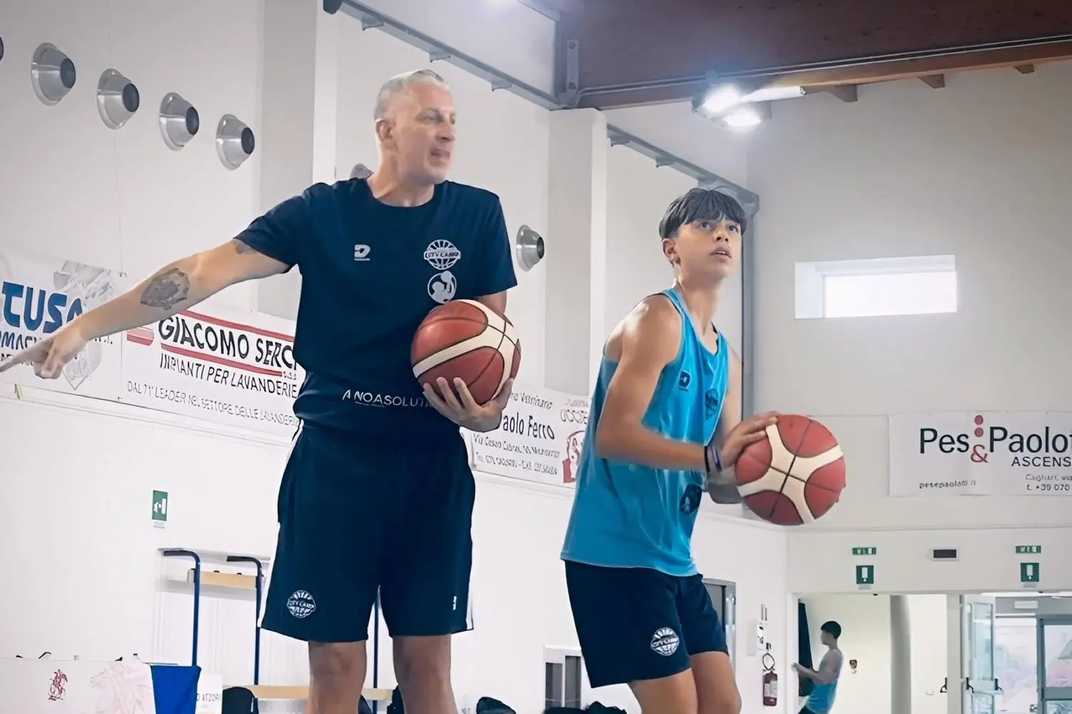 Adam Filippi al Basketball City Camp (foto concessa)