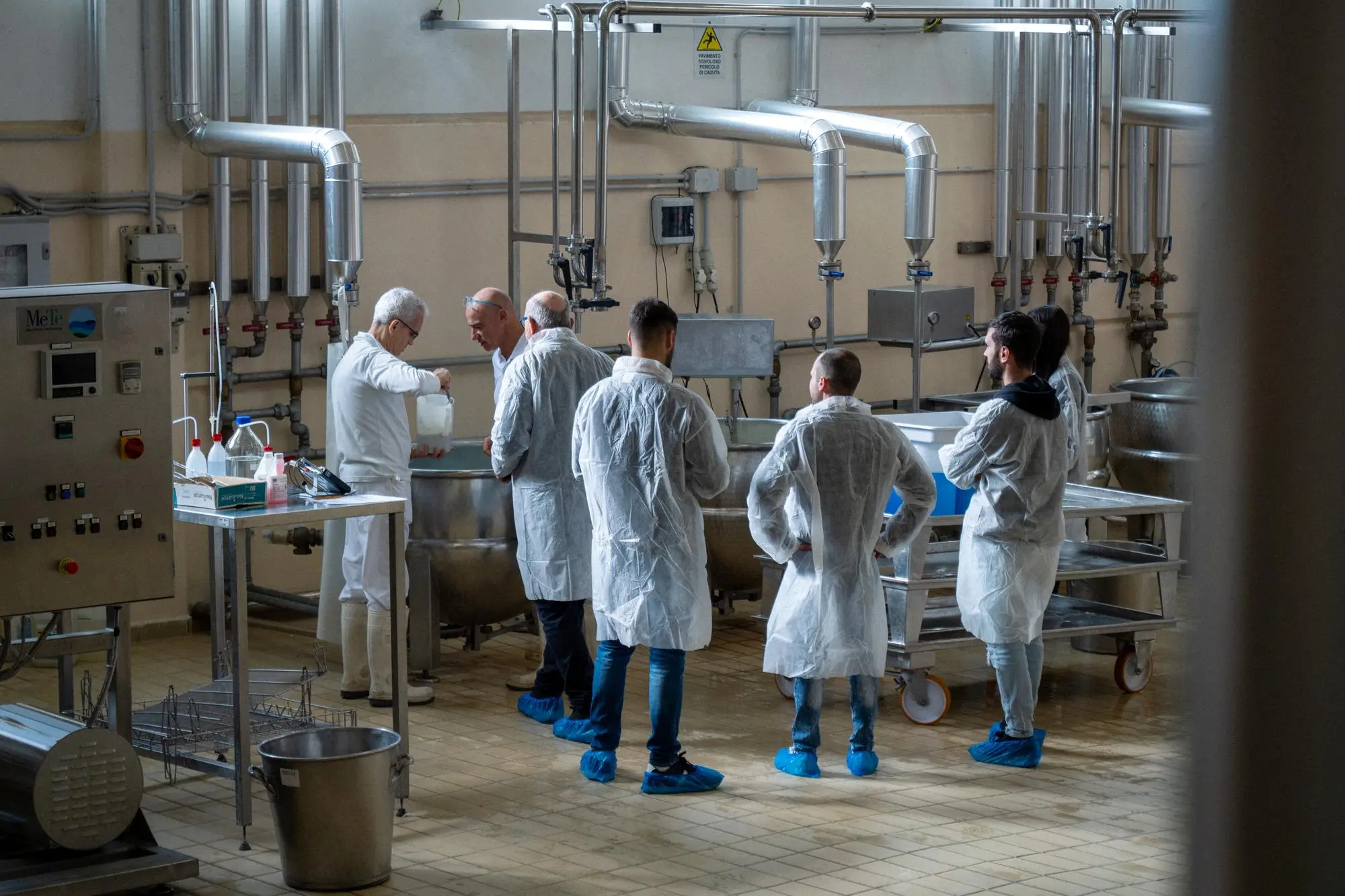 Un momento del corso in un'azienda (foto ufficio stampa)
