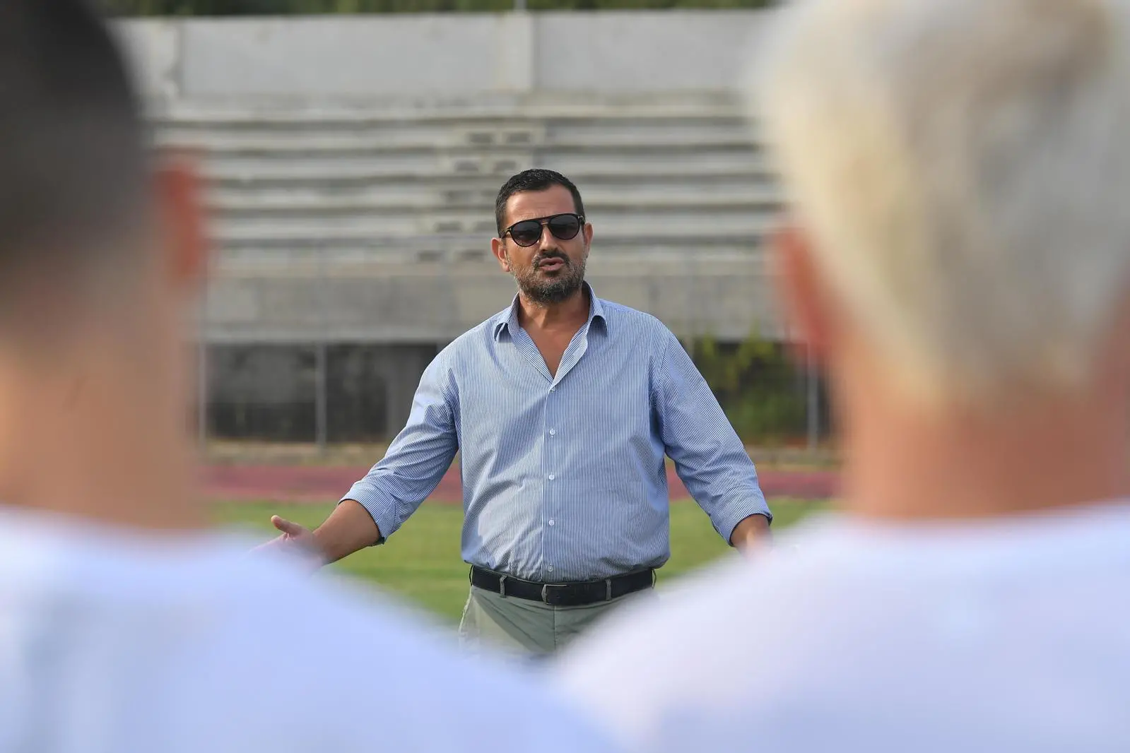 Il direttore sportivo dell’Arzachena Antonello Zucchi
