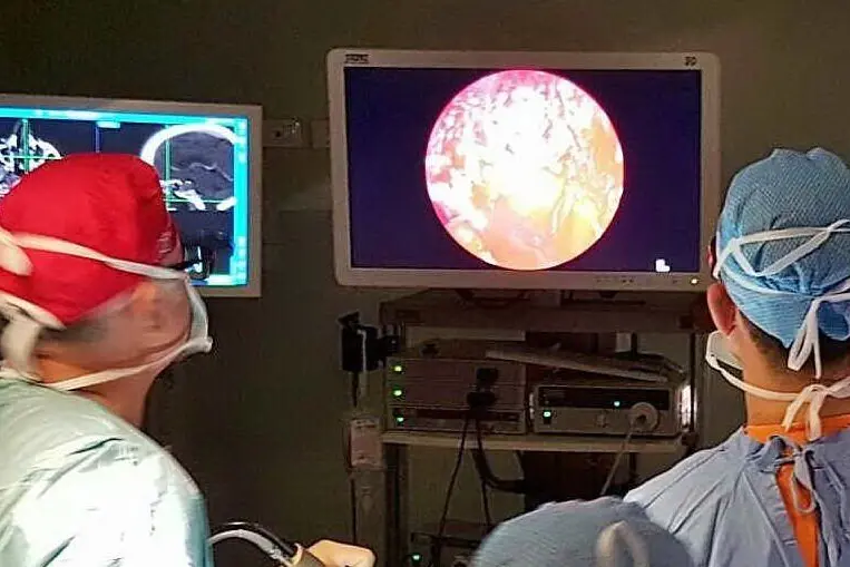 L'intervento dei neurochirurghi del Brotzu