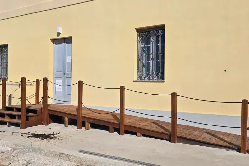 La ex Casa dei fanalisti all'Asinara (foto Pala)