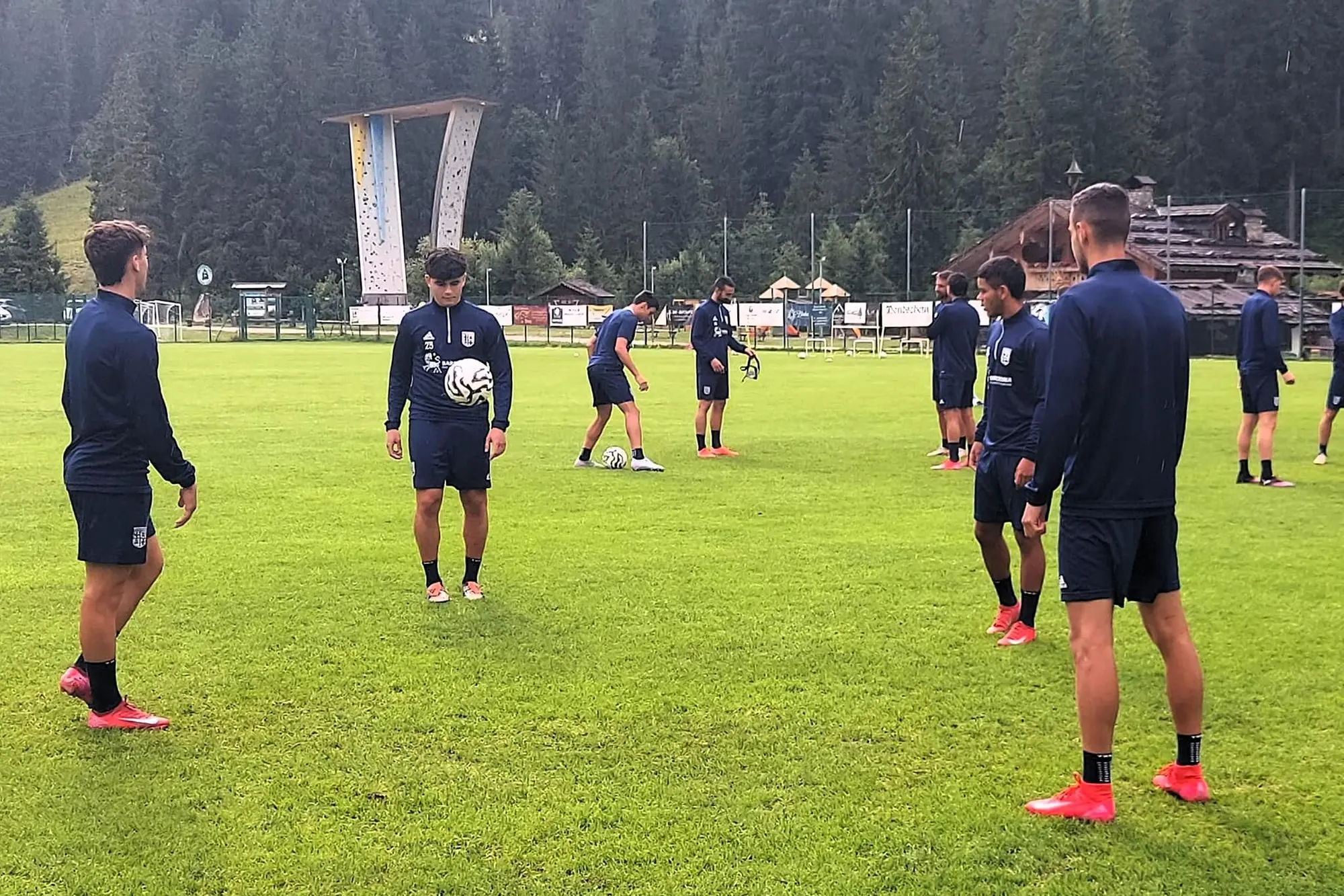 La Torres in allenamento a Sappada (foto Torres)