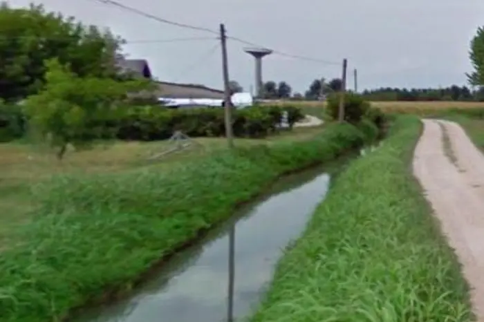 canale dov'e' annegato bimbo a Bovolone