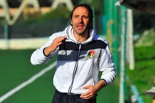 Sebastiano Pinna, allenatore del Guspini-Terralba