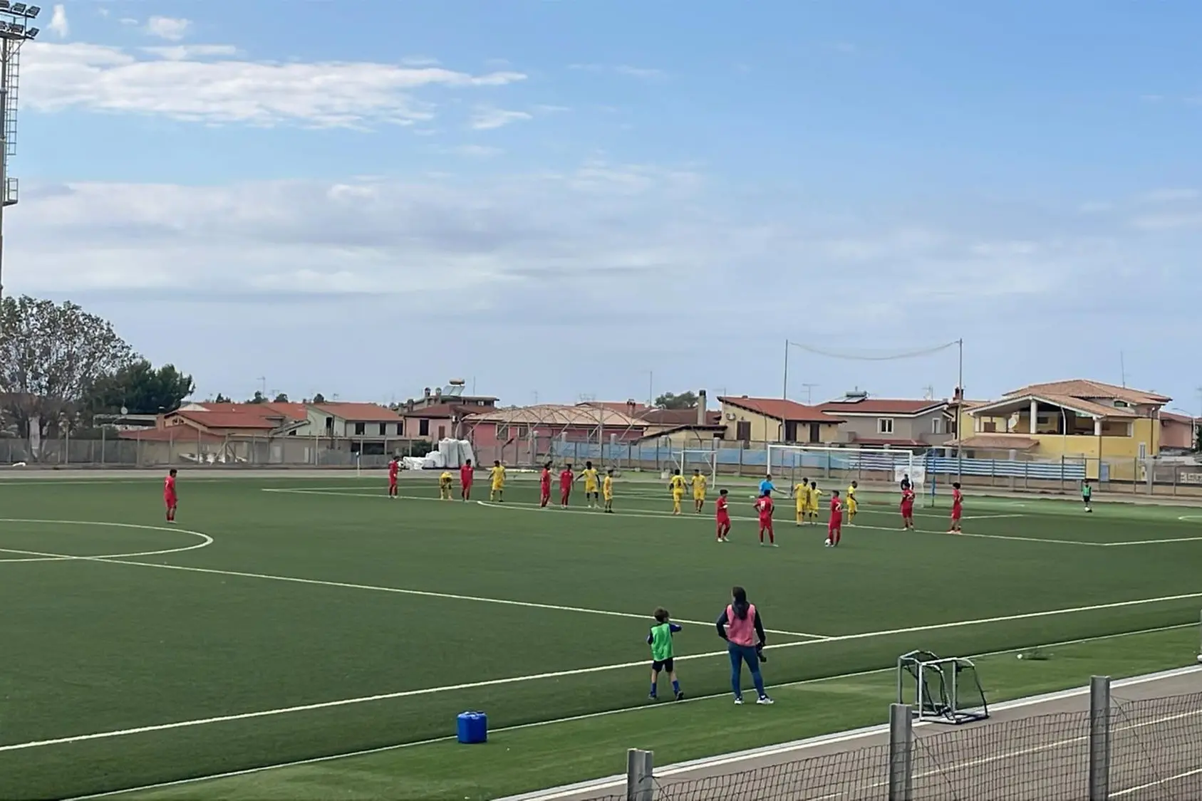 Fase di gioco Monastir-Cos (Serreli)