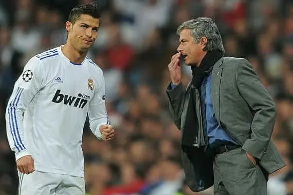 Cristiano Ronaldo e Jose Mourinho nel Real Madrid