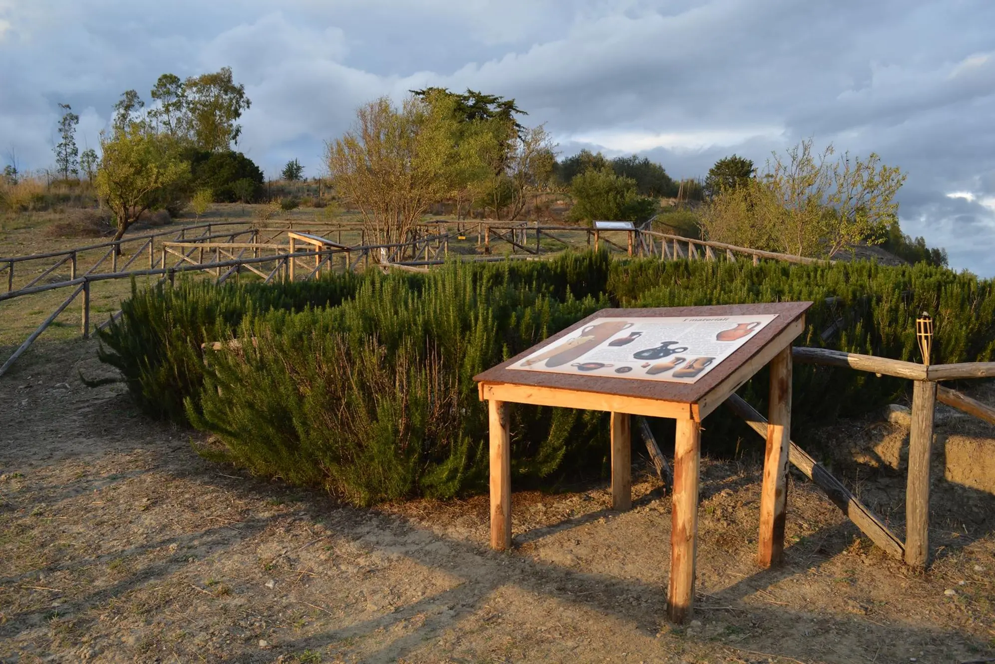 Il parco archeologico (foto coop Domu Nosta)