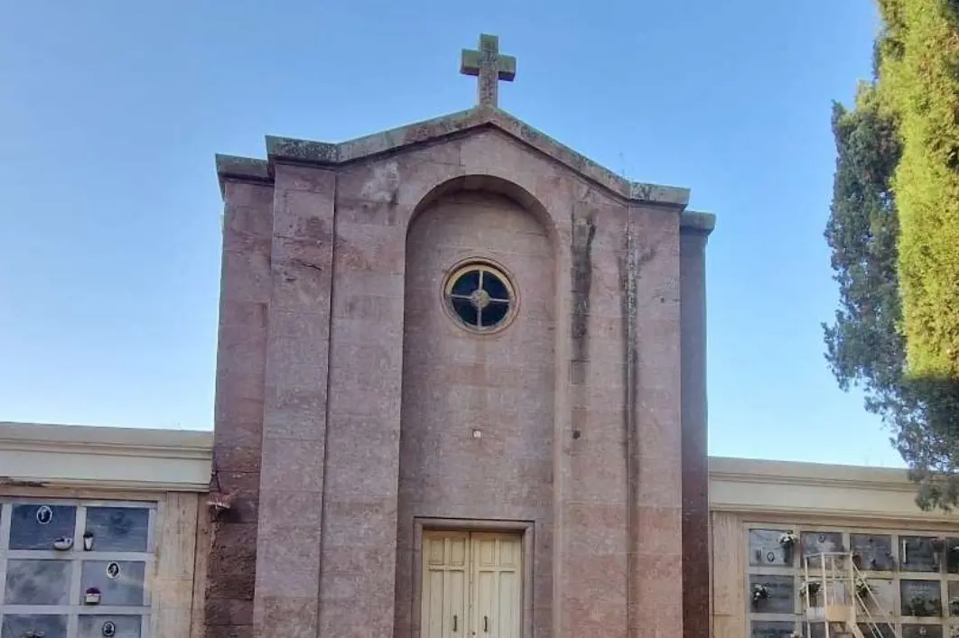 La cappella del cimitero San Pietro di Oristano