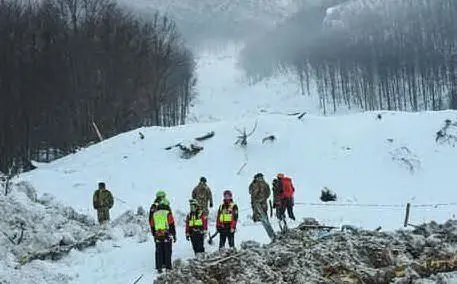 La valanga è avvenuta a Farindola, in Abruzzo